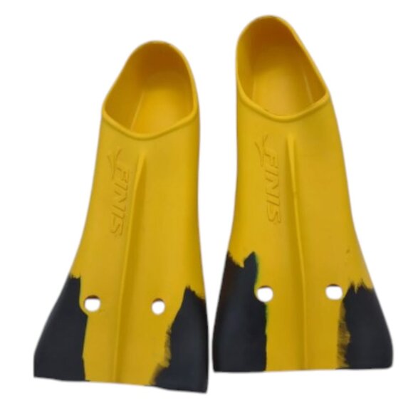 Finis Z2 Gold Zoomers Fins Swimming Size C70 Black & Gold Training Fins - Picture 1 of 4